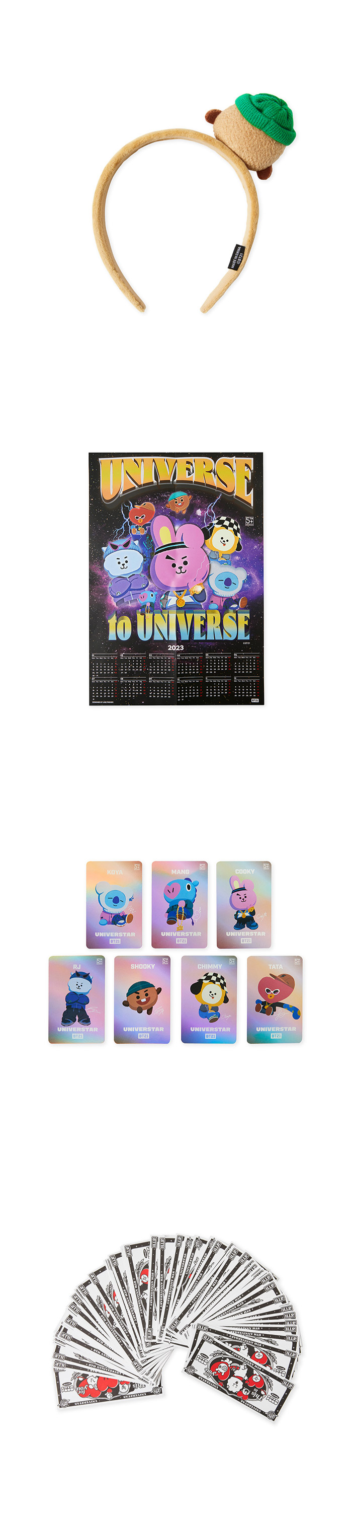 Bt21 5th anniversary figure factory set